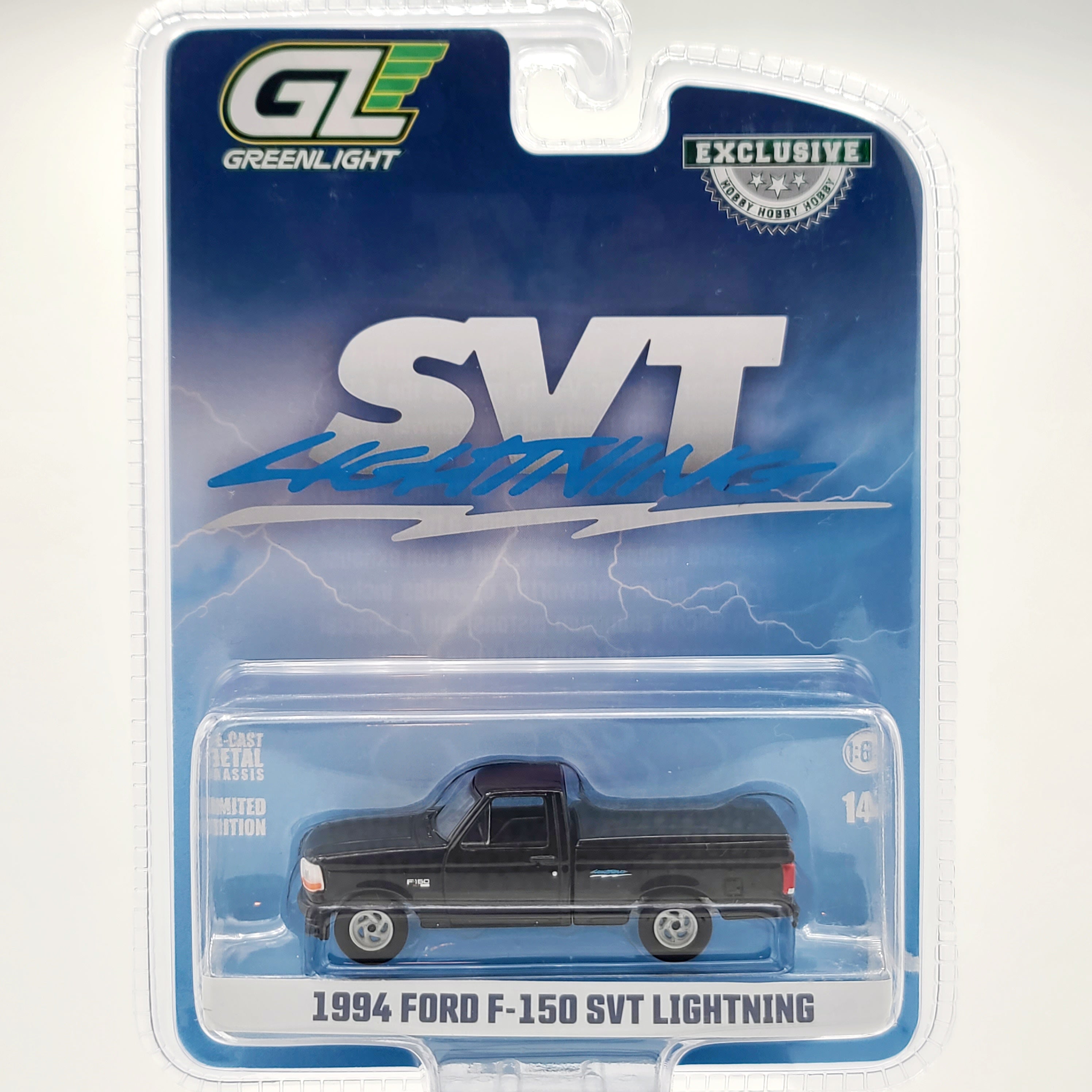 GreenLight '94 Ford F-150 SVT Lightning - 1:64, Black (2025 Hobby Exclusive)